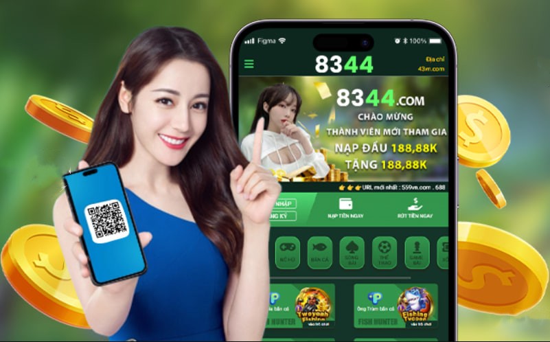 Hình ảnh quảng cáo của win68 hiển thị nền tảng và các lợi ích