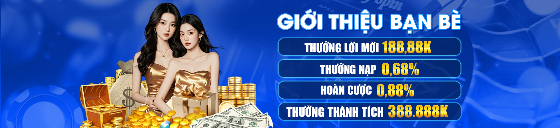 Hình ảnh quảng cáo của win68 hiển thị nền tảng và các lợi ích