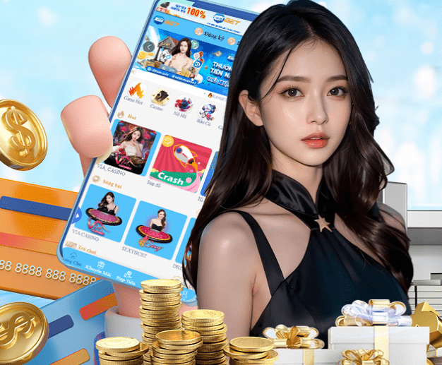 Hình ảnh quảng cáo của win68 hiển thị nền tảng và các lợi ích